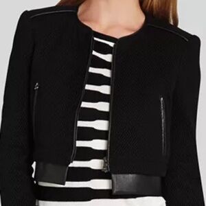 BCBGMAXAZRIA Duke Crop Jacket